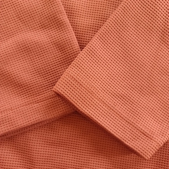 Cloudveil Mens Thermal‎ Waffle 1/4 Zip Lightweight Softshell Shacket Shirt Large - Picture 5 of 9